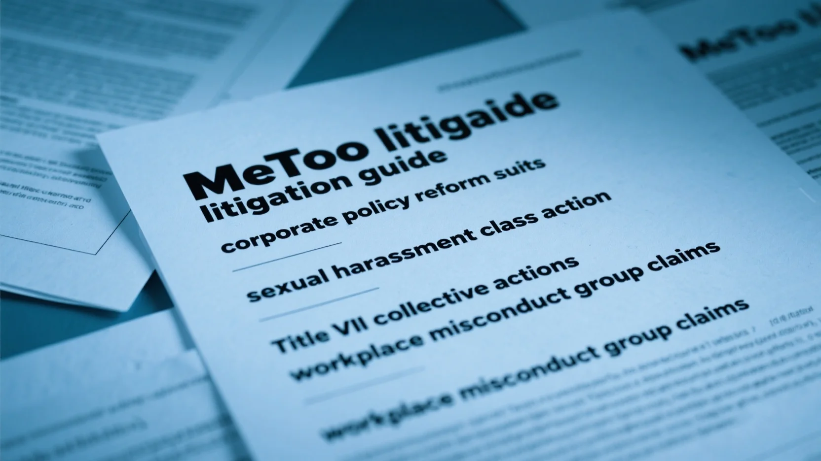 Comprehensive Guide to Sexual Harassment Class – Action Lawsuits: From Societal Attitudes to Corporate Reform