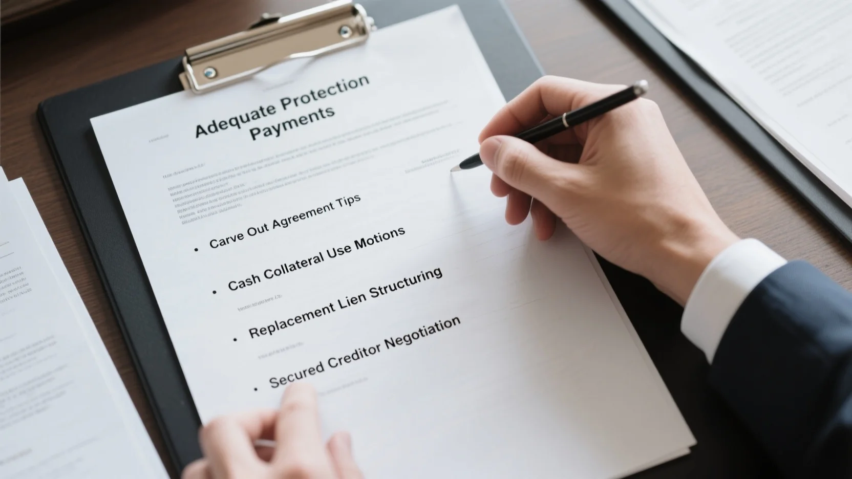 Mastering Cash Collateral Use Motions, Adequate Protection Payments, and Secured Creditor Negotiation for Financial Success